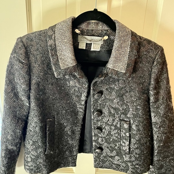 Proenza Schouler metallic gray cropped jacket - Picture 7 of 14